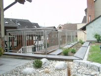 Balkongelnder, Balkongelnder aus Edelstahl mit einer separaten Einfassung der Fllstbe. - (c) by Metallbau Fritz