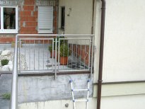 Balkongelnder, Balkongelnder aus Edelstahl mit einer separaten Einfassung der Fllstbe. - (c) by Metallbau Fritz