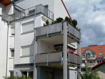 Balkon Gel�nder 06 - Balkongel�nder (Absturzsicherung) mit Lochblechf�llung