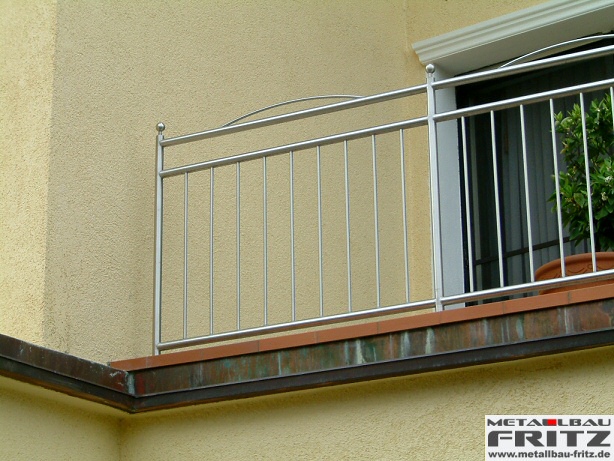 Edelstahl Balkongelnder 09-03  -  (c) by Metallbau Fritz