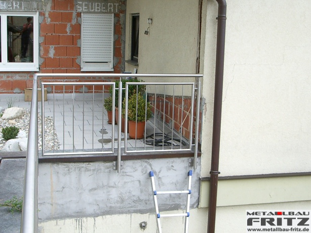 Edelstahl Balkongelnder 14-03  -  (c) by Metallbau Fritz