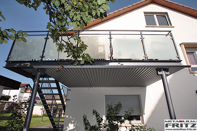 Anbaubalkon / Balkongelnder 34-05  -  (c) by Metallbau Fritz
