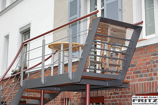 Stahlbalkon / Balkongelnder 37-06  -  (c) by Metallbau Fritz