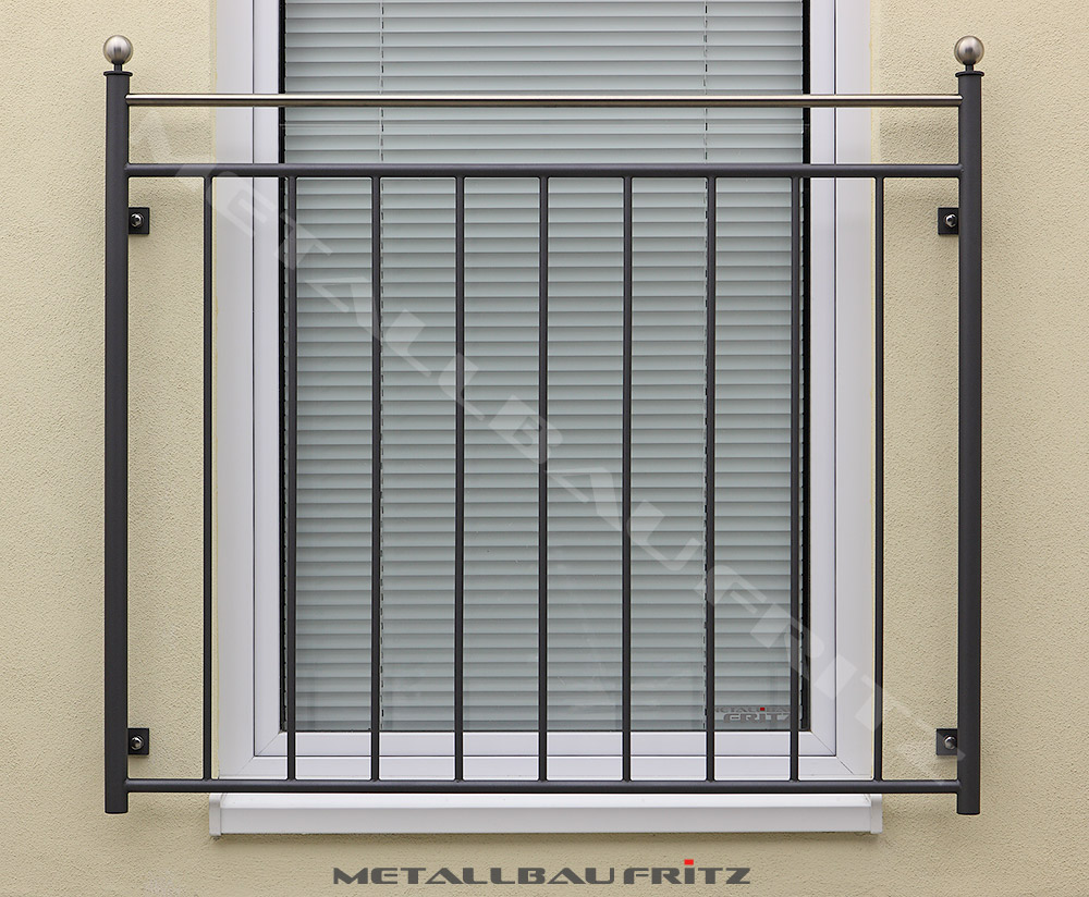 Franzsischer Balkon 51-02  -  (c) by Metallbau Fritz