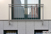 Franz�sischer Balkon Edelstahl 11-07  -  (c) by Metallbau Fritz