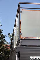 Balkongelnder, Anbaubalkon aus Stahl, Stahlbalkon mit Treppenaufgang - (c) by Metallbau Fritz