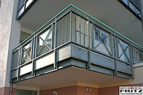 Balkon Gel�nder 25-05 - (c) by Metallbau Fritz