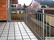 Balkon Gel�nder 27-02 - (c) by Metallbau Fritz