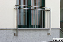 Franz�sischer Balkon Edelstahl 11-08 - (c) by Metallbau Fritz